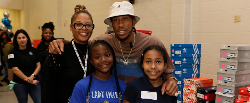Mercedes-Benz Teamed Up with Celebrity, Ludacris, to Donate Shoes to Children